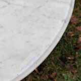 Red coffee table alabaster side table