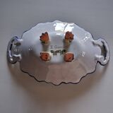 Very nice pedestal centrepiece from Nevers in good condition.