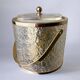 Dior style lucite ice bucket with tongs, Italy, 1970