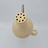 60's beige industrial gooseneck lamp