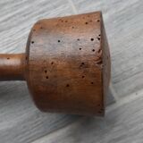 Wooden mortar and pestle