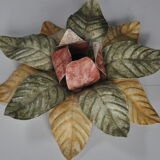 Flower shaped vintage wall sconce