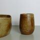 Set de saladier et pot en grès moucheté