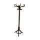 Coat rack parrot Baumann single dark beech b