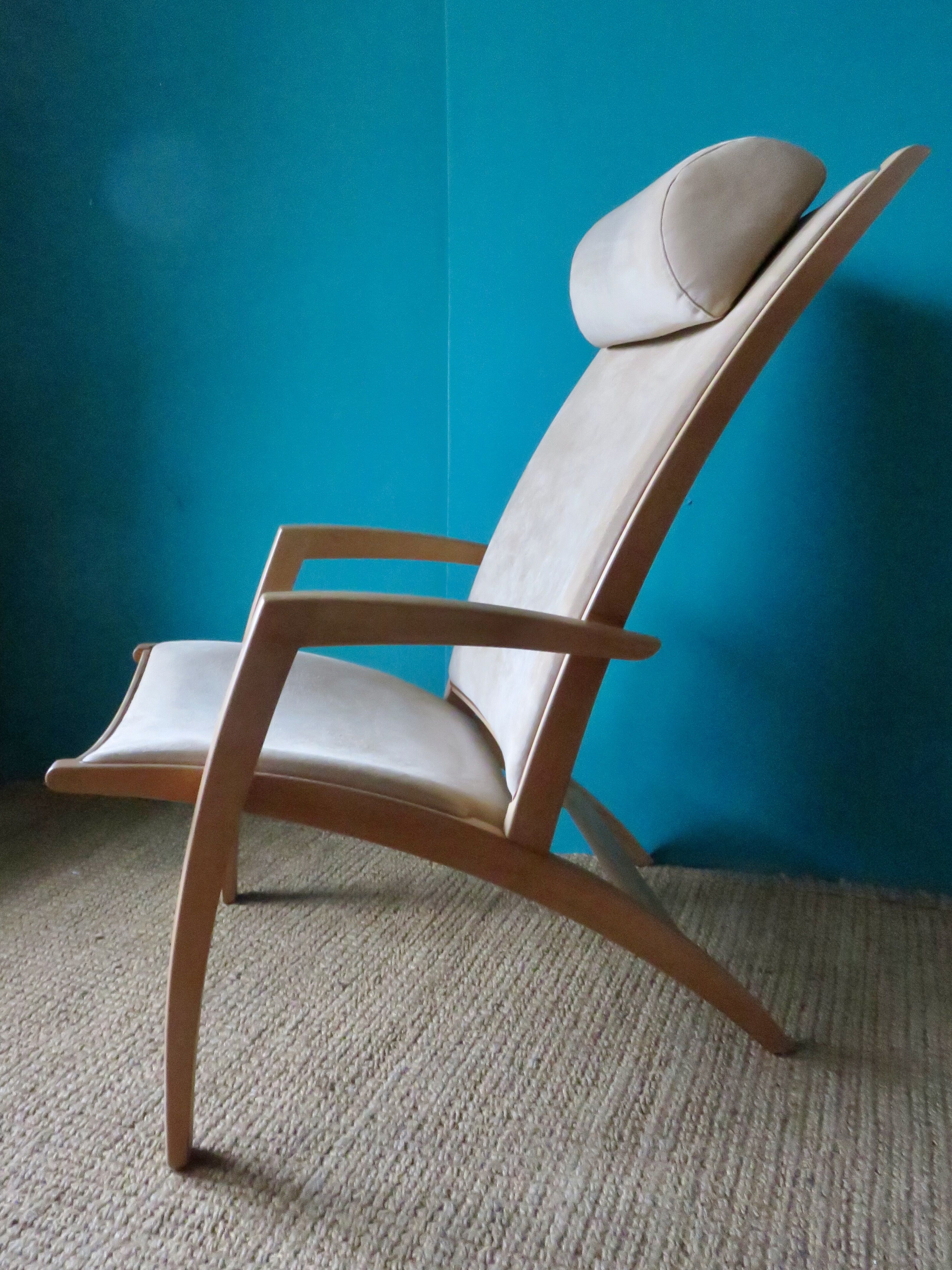 Paire de fauteuils de bill potter pour vejle møbel fabrik. danemark 2000