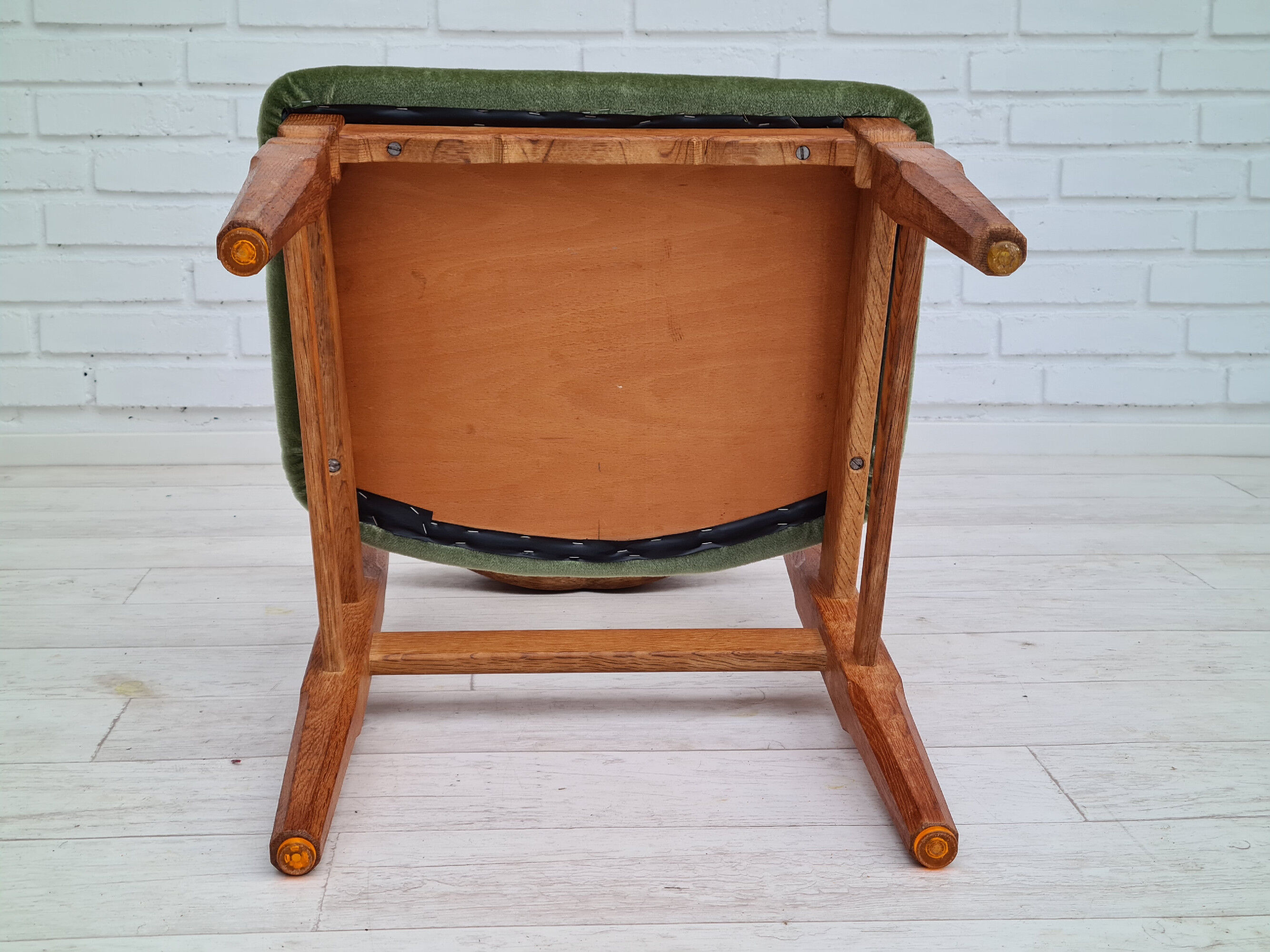 Danish design by Henning Kjærnulf, set of dining chairs, solid oak 70