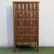 Chiffonnier vintage Art Déco bois & marbre 1940-50