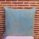 Handmade Moroccan silk cushion cover, cactus pattern
