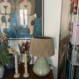 Glass lamp and rope Art Deco