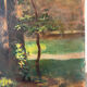 Lumière en Sous‑Bois, huile sur toile