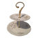 Vintage cake stand in Berry porcelain (CNP) - Violet decoration