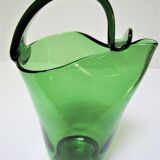 Empoli blown glass pitcher from the 60s
