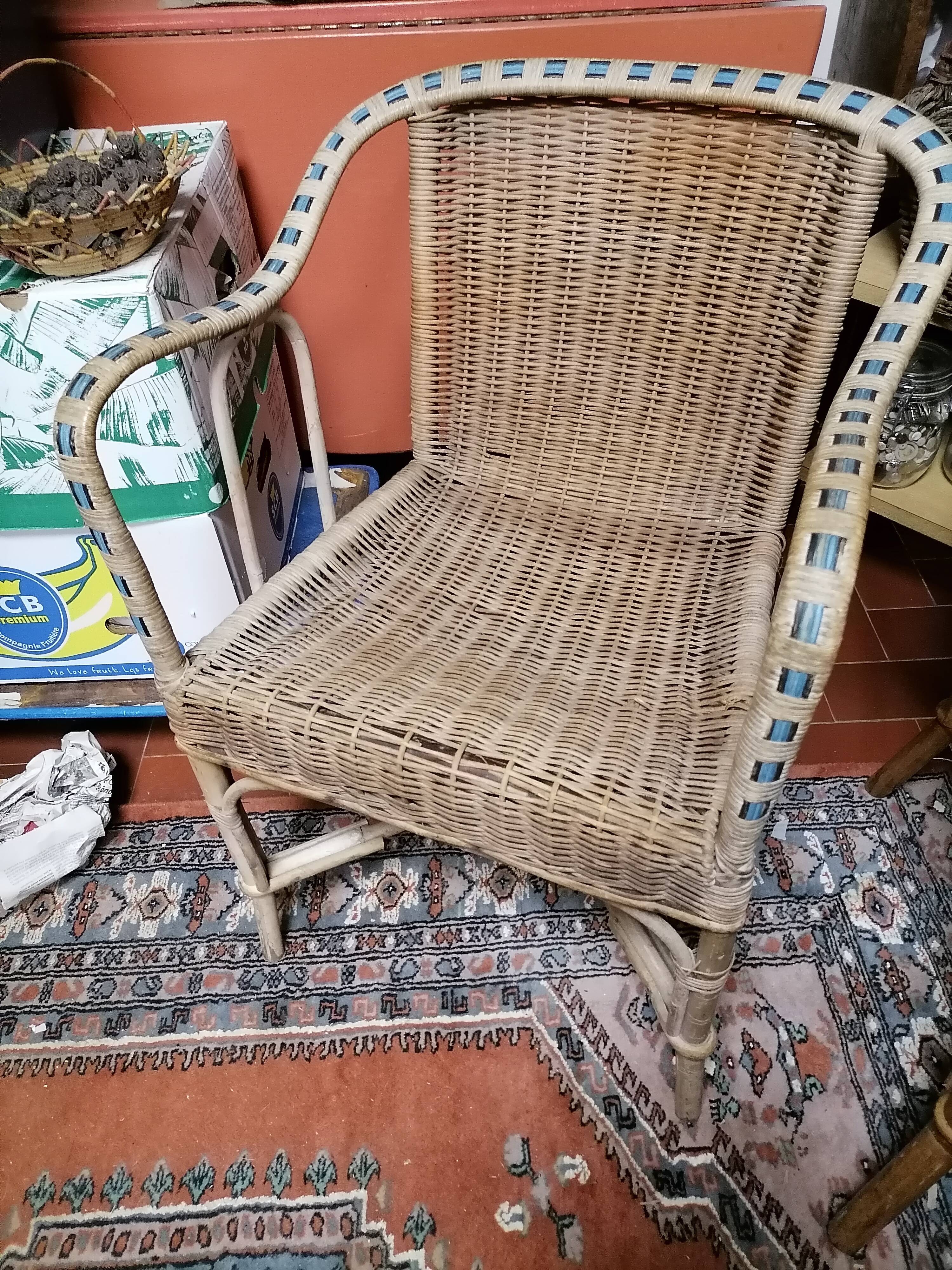 Garden rattan living room