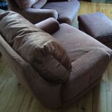 Burov armchair and foot rest