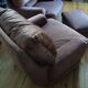 Burov armchair and foot rest