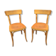 Paire de chaises bois courbé Thonet