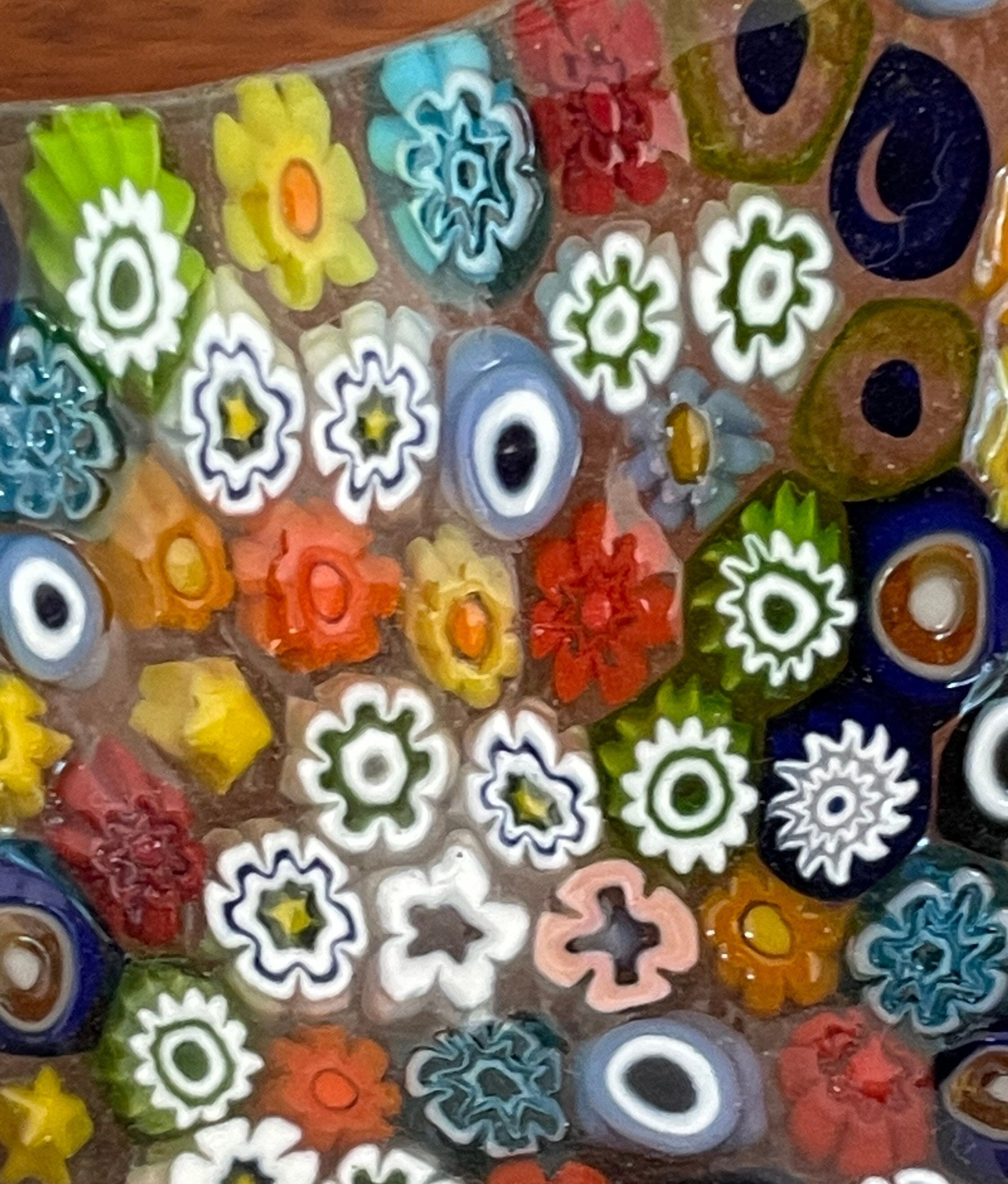 Vintage Murano Millefiori trinket bowl