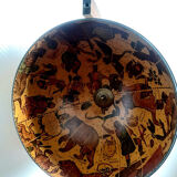 Vintage world map bar