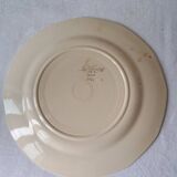 Set of 11 plates model 5041 Digoin Sarreguemines. Vintage ironstone