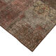Handwoven turkish 203 cm x 300 cm brown patchwork rug