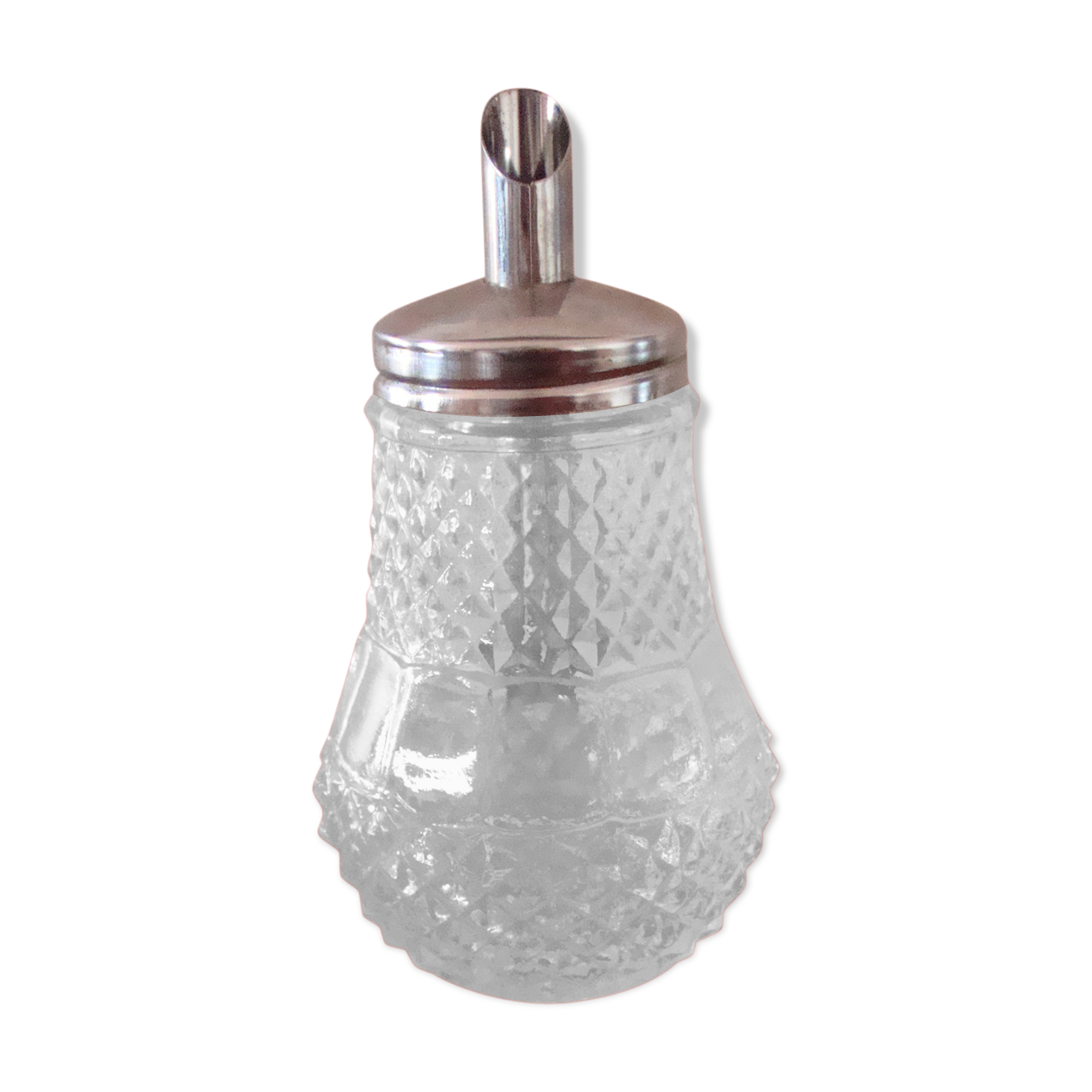 Vintage glass sugar pourer