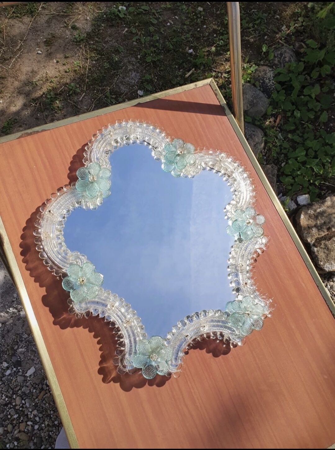 Venetian Murano glass mirror