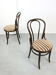 Chaises de salle à manger 18 en bois courbé, lot de 2
