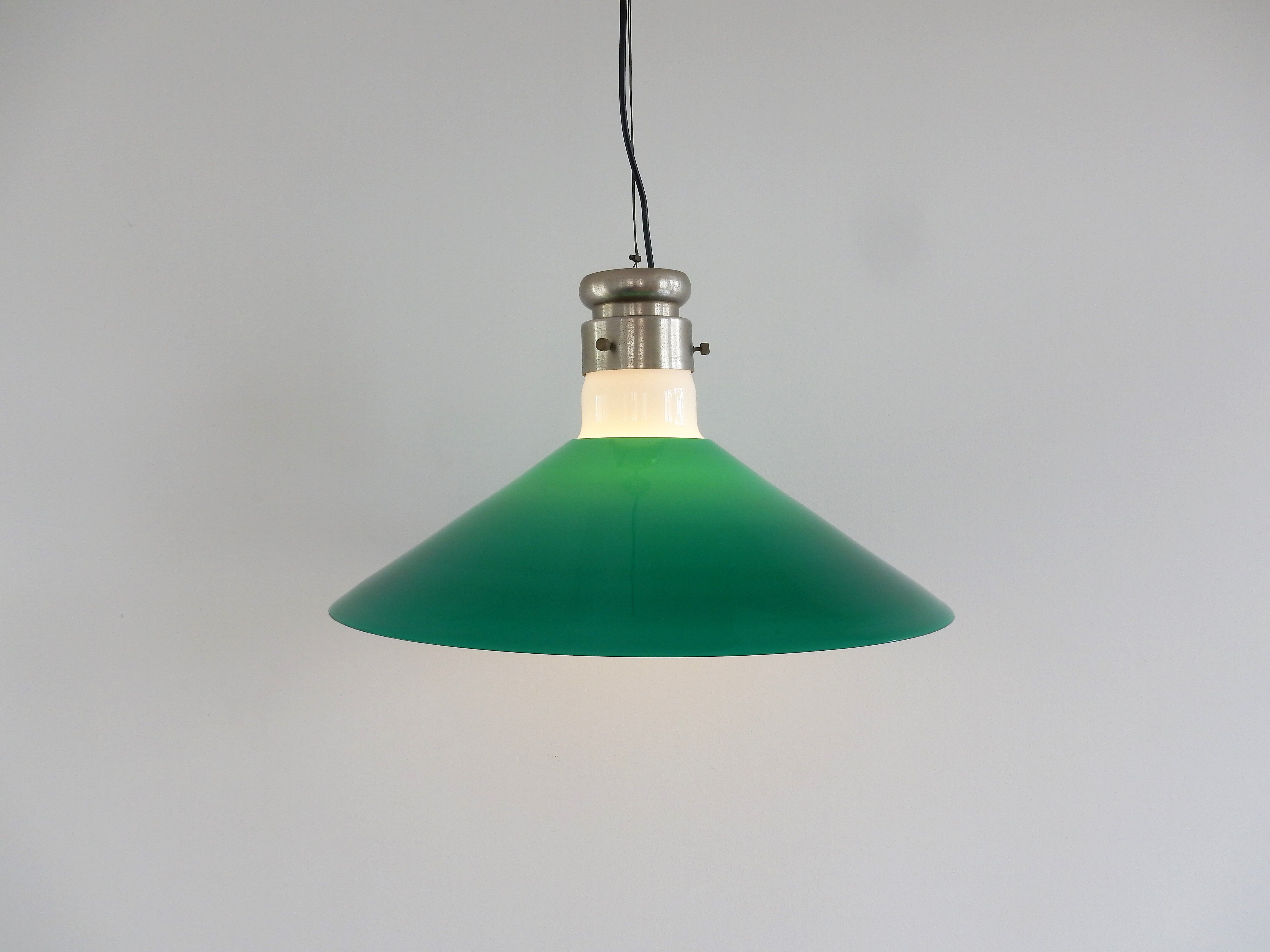 Murano glass pendant lamp by Alessandro Pianon, for Vistosi, Italy 1960