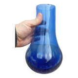 Blue bubble vase.