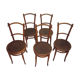 Set of 5 bistro chairs from the 30s