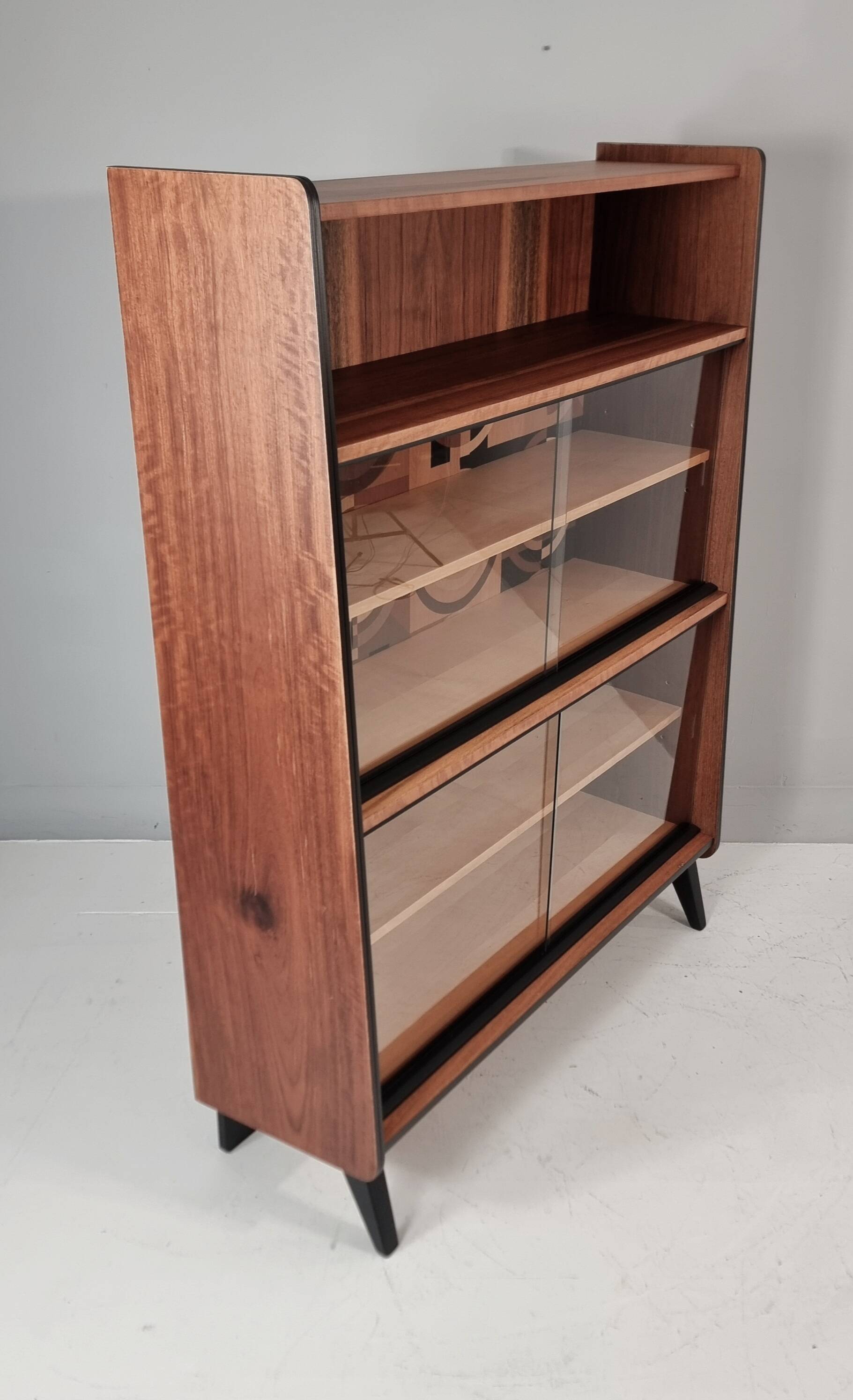Vintage Brown Vitrine from Tatra, 1970s