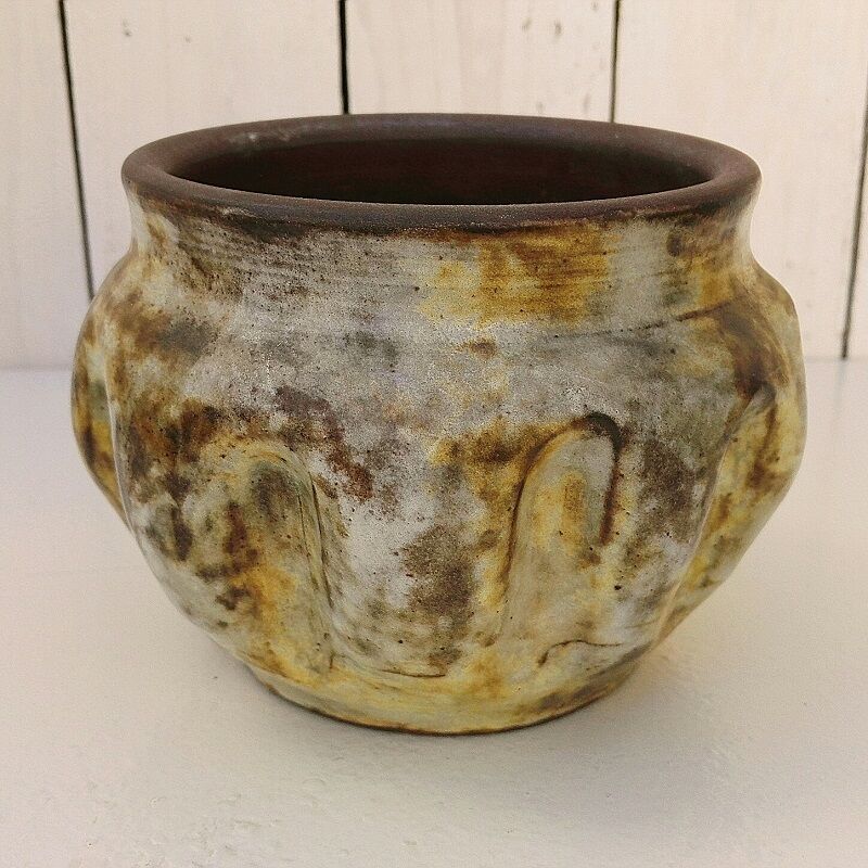 Ceramic pot cover, Alexandre Kostanda, Vallauris