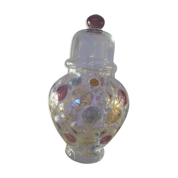 Boheme nemo' crystal vase or vase by kannegiesser for borske sklo