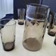 Luminarc vintage smoked glass orange juice set