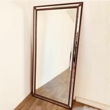 Antique mirror with parecloses 174x73cm