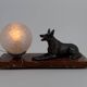 Art Deco Sculptural Night Light – German Shepherd, circa 1930