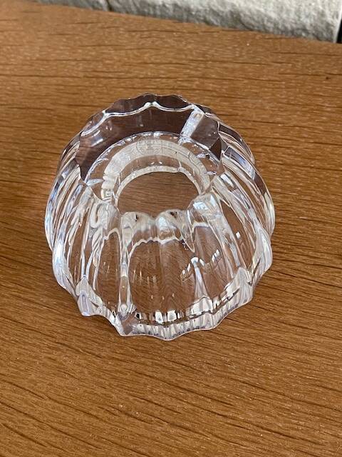 Crystal ashtray from france
