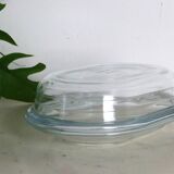 Joli beurrier ancien ou boite en verre, Pyrex, vintage