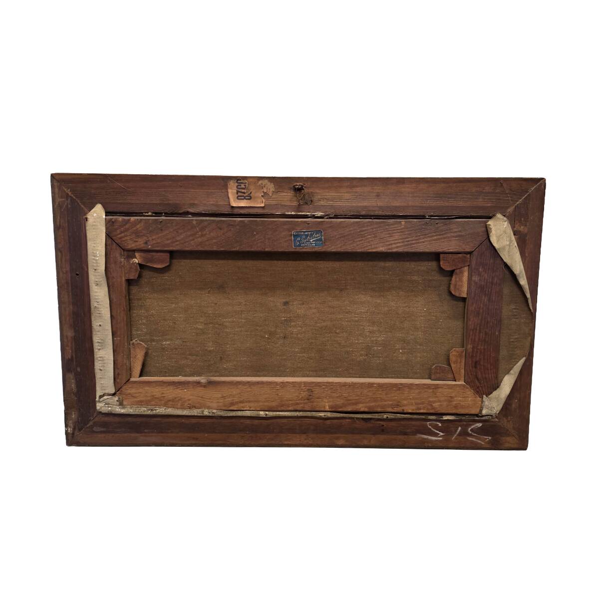 Antique Oil Painting Flower Still Life ML.B. early 1900s