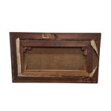 Antique Oil Painting Flower Still Life ML.B. early 1900s