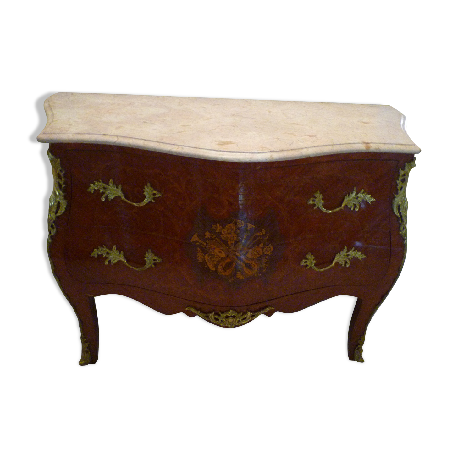 Curved Louis XV style dresser