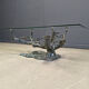 Vintage bonsai coffee table by Willy Daro, 1970s