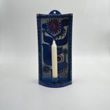 Wall-mounted candle holder in porcelain, Tenera series by Berte Jessen for Aluminia.