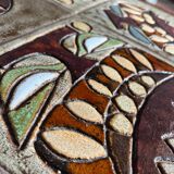 60s coffee table with “tiki” motif Raymond Corroyez