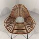 Rattan easy chairs by Rohé Noordwolde, Netherlands 1950-60’s