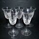 Lot de 5 verres tarn vin rouge 16cm en cristal de saint-louis losange et pointes