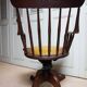 Antique Oak Revolving Office Desk Chair