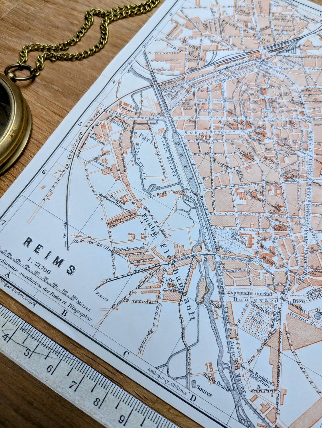 Printed in 1908, Reims, Marne, France.