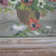 Painting painting bouquet flowers signed L.Audrey