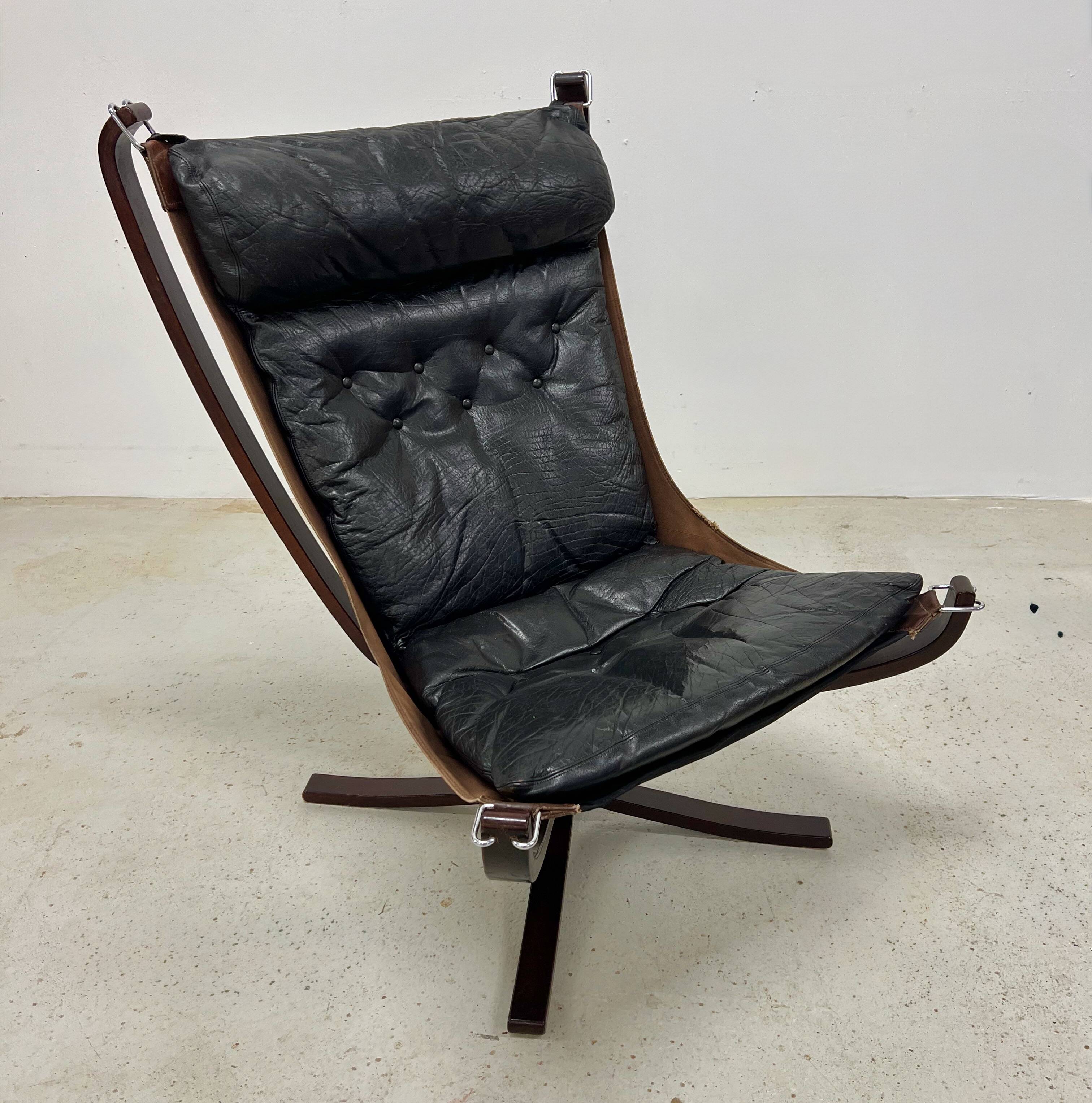 Falcon Chair By Vatne Møbler, Norway, 1970s.